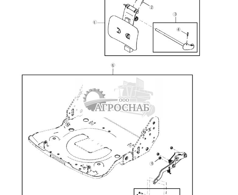 Компоненты кресла с откидной спинкой и комплекта поясничной опоры - ST301392 186.jpg